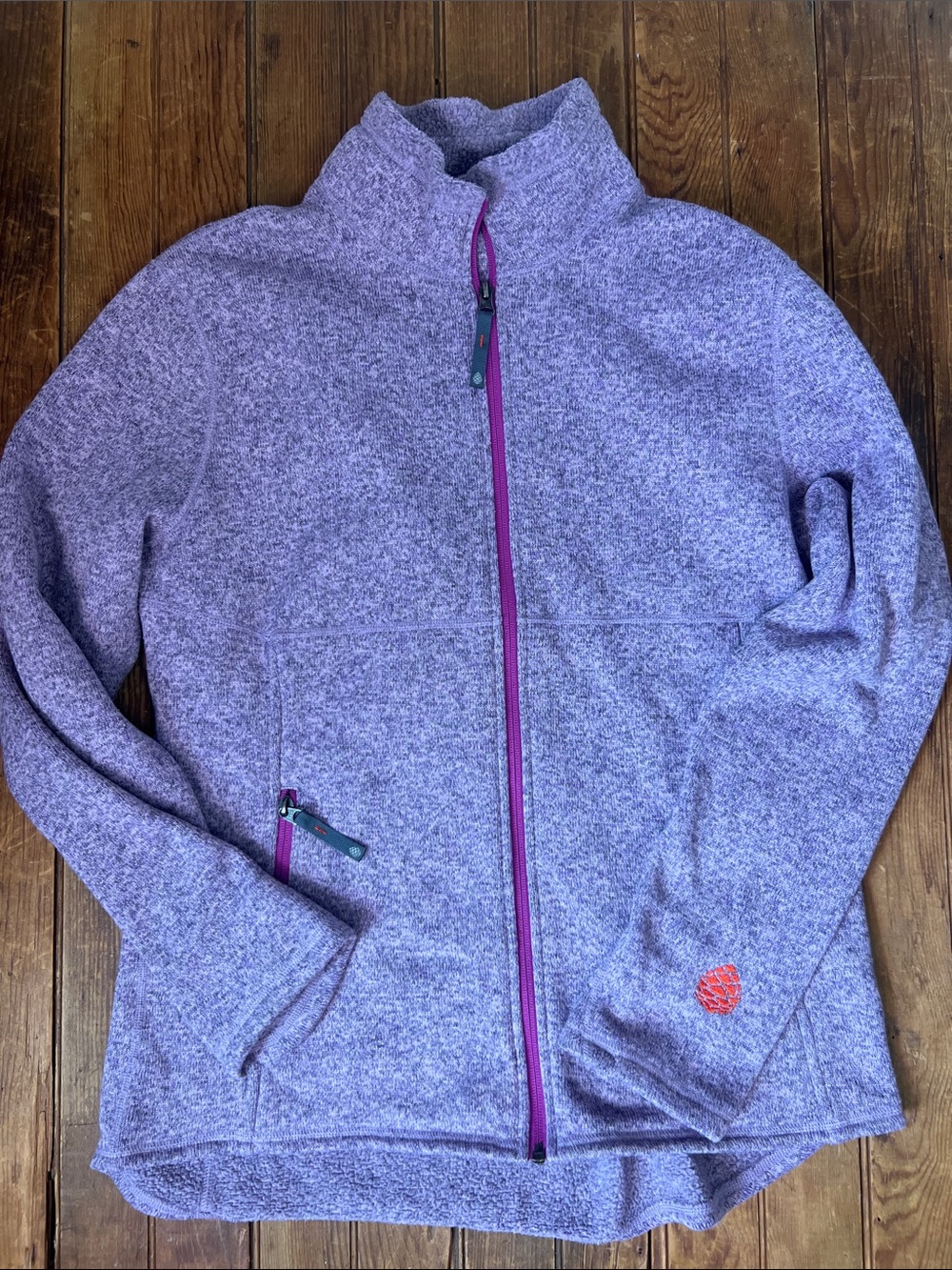 Stio Women’s Jacket Heather Lavender Full-Zip Fleece size Xl
